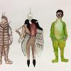 Grasshopper, Cricket, Mosquito, Frog, Hen