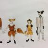 Mature Vixen, Young Vixen / First Cub, Second Cub, Dog, Badger